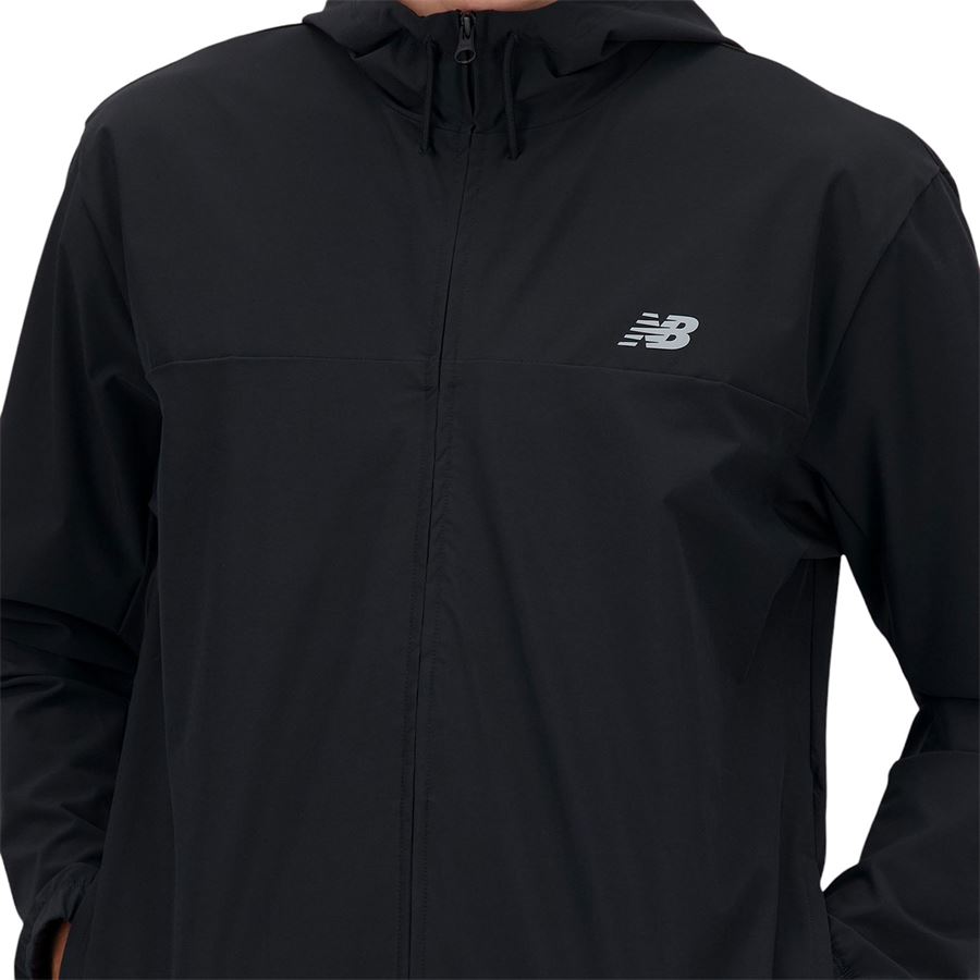 Woven Full Zip Jacket New Balance | MJ41018BK